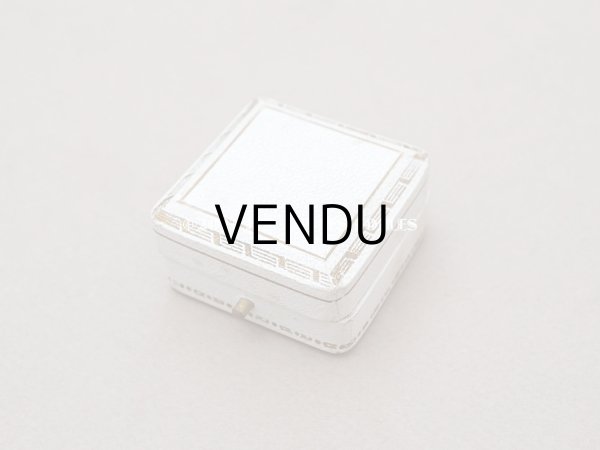 画像5: アンティーク ジュエリーボックス 金彩入り オフホワイト  (5)