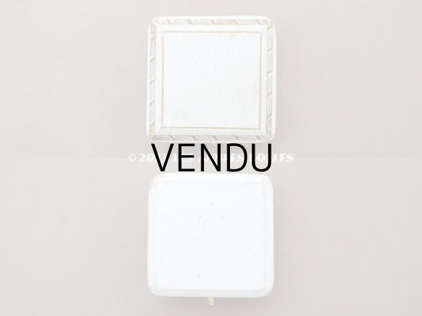 画像6: アンティーク ジュエリーボックス 金彩入り オフホワイト  (6)