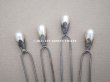 画像3: 1900年頃  アンティーク ウェディングヴェールのエパングルケース オフホワイト EPINGLES OVALES POUR VIOLES DE MARIEES (3)