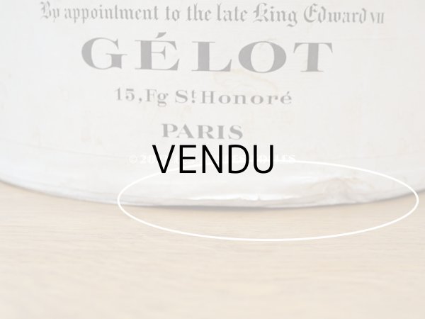 画像3: アンティーク ハットボックス - GELOT - (3)