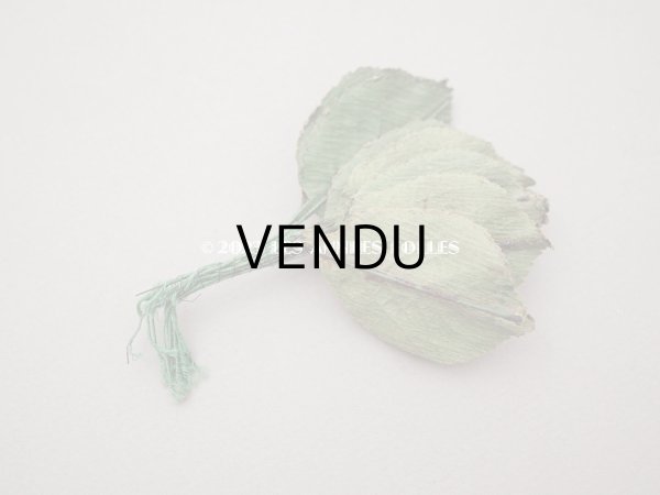 画像2: アンティーク 布花用 リーフ 18ピースのセット (2)