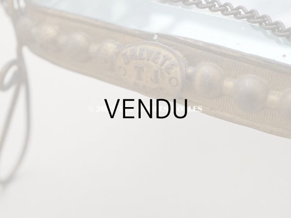 画像12: 19世紀末 アンティーク マリアージュの台座 ガラス＆メタル 結婚式 (12)