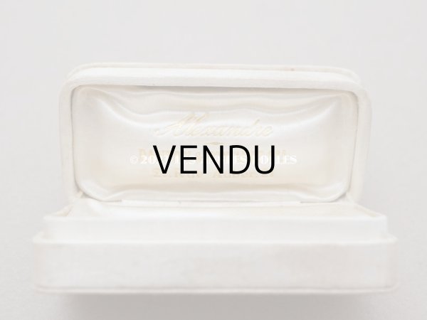 画像4: 1900年頃 アンティーク  シルクサテンのジュエリーボックス  オフホワイト (4)