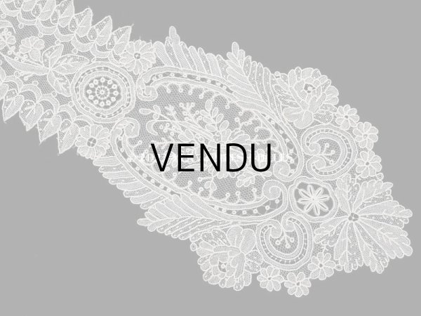 画像12: 19世紀　アンティーク ポワンドガーズのバルブ・ド・ボネ【ポワン・ド・ガーズ】 (12)