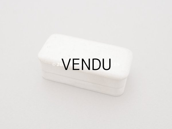 画像6: 1900年頃 アンティーク  シルクサテンのジュエリーボックス  オフホワイト (6)