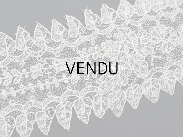 画像17: 19世紀　アンティーク ポワンドガーズのバルブ・ド・ボネ【ポワン・ド・ガーズ】 (17)