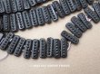 画像1: アンティーク フレンチジェットのビーズ 5×14mm  (1)
