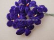 画像3: ＊蚤の市＊アンティーク ベルベットの菫の布花　 (3)