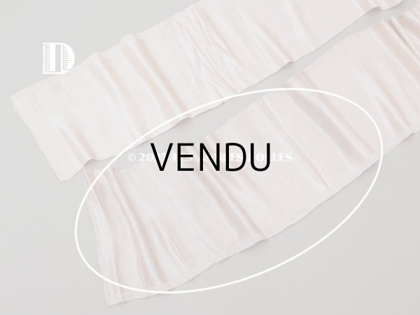 画像10: 18世紀 アンティーク シルクサテンのファブリック 5点セット パウダーピンク＆パールブルー (10)