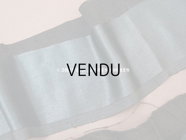 画像11: 18世紀 アンティーク シルクサテンのファブリック 7点セット サフィレット色 (11)