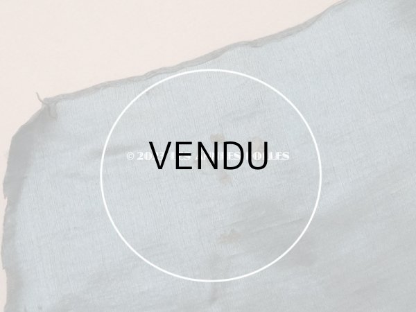 画像8: 18世紀 アンティーク シルクサテンのファブリック 7点セット サフィレット色 (8)