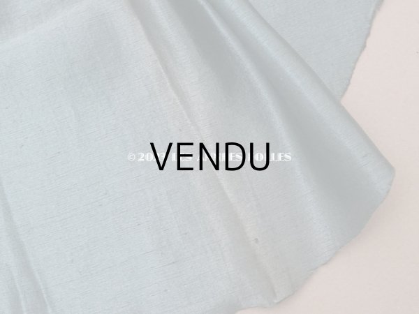 画像6: 18世紀 アンティーク シルクサテンのファブリック 7点セット サフィレット色 (6)