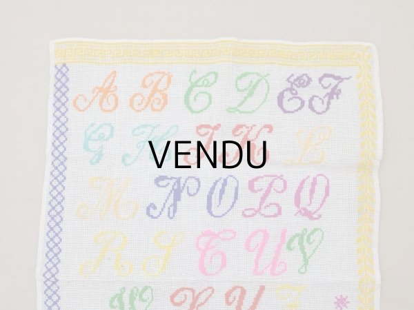 画像2: アンティーク ＊蚤の市＊ ABCD 38✗56cm (2)