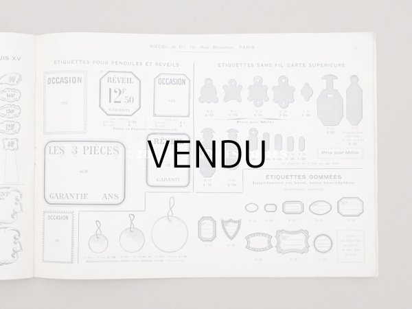 画像15: 【クリスマスセール2023対象外】1906年 アンティーク ジュエラー用 什器のカタログ - SIEGEL & Cie - (15)