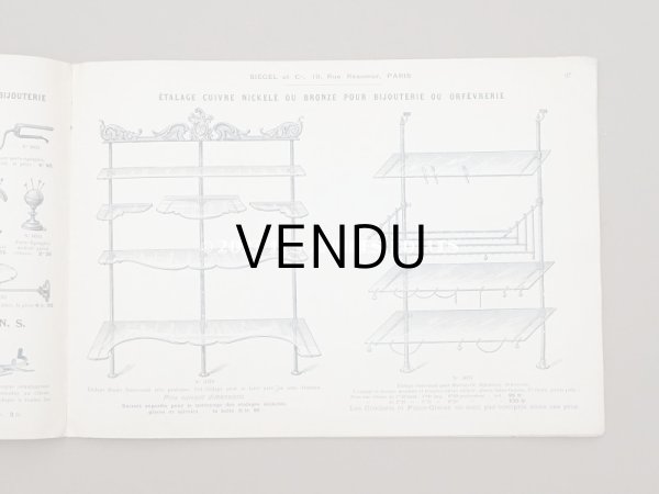 画像11: 【クリスマスセール2023対象外】1906年 アンティーク ジュエラー用 什器のカタログ - SIEGEL & Cie - (11)