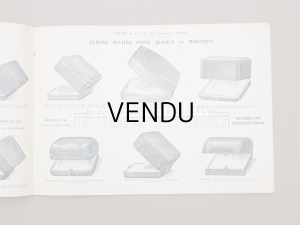 画像12: 【クリスマスセール2023対象外】1906年 アンティーク ジュエラー用 什器のカタログ - SIEGEL & Cie - (12)