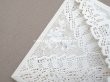 画像5: 未使用 アンティーク 初聖体の記念の封筒 レースの透かし模様　 (5)
