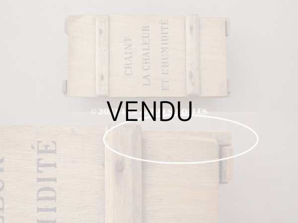 画像11: 【クリスマスセール2023対象外】アンティーク ショコラムニエの木箱 - CHOCOLAT MENIER - (11)