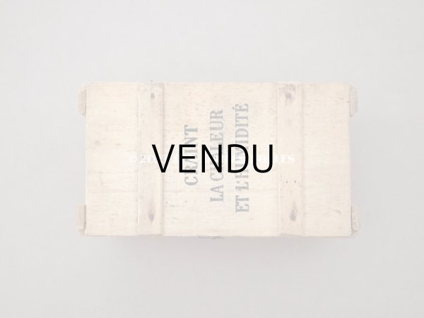 画像5: 【クリスマスセール2023対象外】アンティーク ショコラムニエの木箱 - CHOCOLAT MENIER - (5)