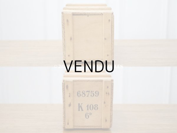 画像4: 【クリスマスセール2023対象外】アンティーク ショコラムニエの木箱 - CHOCOLAT MENIER - (4)