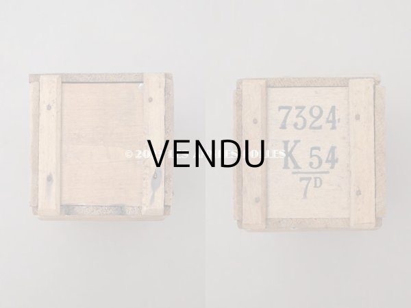 画像10: 【クリスマスセール2023対象外】アンティーク ショコラムニエの木箱 - CHOCOLAT MENIER - (10)