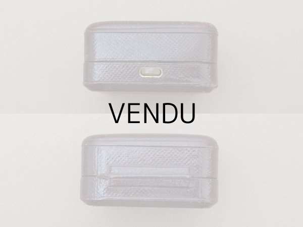 画像7: 【クリスマスセール2023対象外】アンティーク ジュエリーボックス イニシャル入り ボルドー  (7)