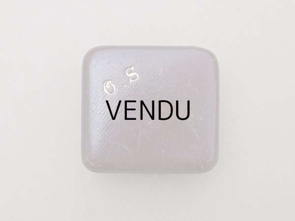 画像5: 【クリスマスセール2023対象外】アンティーク ジュエリーボックス イニシャル入り ボルドー  (5)