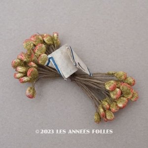 画像: アンティーク ペップ 布花用 花芯 ピンク&カーキ