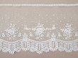 画像3: 【クリスマスセール2023対象外】19世紀末 アンティーク 幅広24cm アプリカシオン・アングルテール 1.9m 薔薇のモチーフ　オフホワイト　ボビンレース (3)
