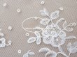 画像11: 19世紀末 アンティーク 幅広24cm アプリカシオン・アングルテール 薔薇のモチーフ オフホワイト ボビンレース (11)