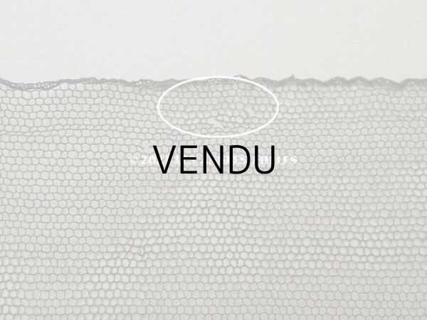 画像10: 【クリスマスセール2023対象外】1900年頃 アンティーク 幅広 リボン柄　シャンティイレース  17cm幅  1.75m〜2.5m (10)