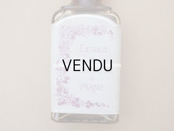 画像4: 未開封 アンティーク 香水瓶 EXTRAIT DE VIOLETTES DE PARME - ROGER&GALLET PARIS - (4)