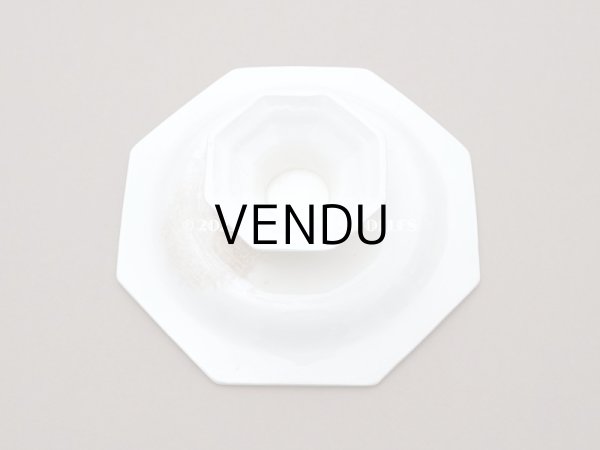 画像7: アンティーク オクトゴナル 小さなコンポティエ クレイユモントロー - CREIL ET MONTEREAU - (7)