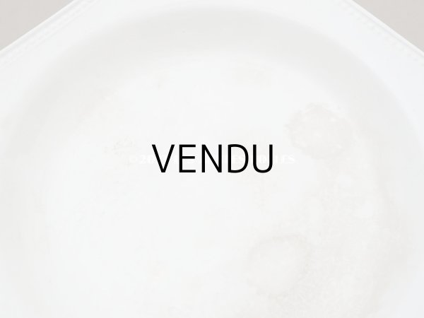 画像6: アンティーク オクトゴナル 小さなコンポティエ クレイユモントロー - CREIL ET MONTEREAU - (6)