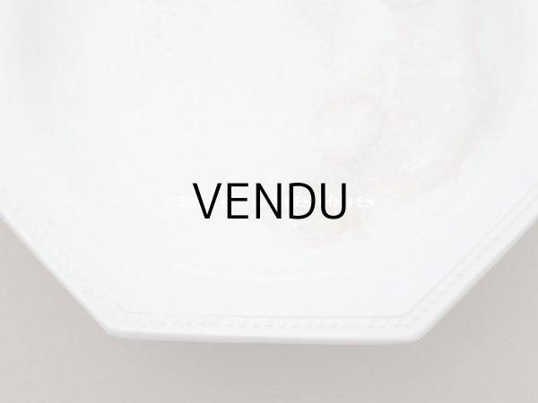 画像5: アンティーク オクトゴナル 小さなコンポティエ クレイユモントロー - CREIL ET MONTEREAU - (5)