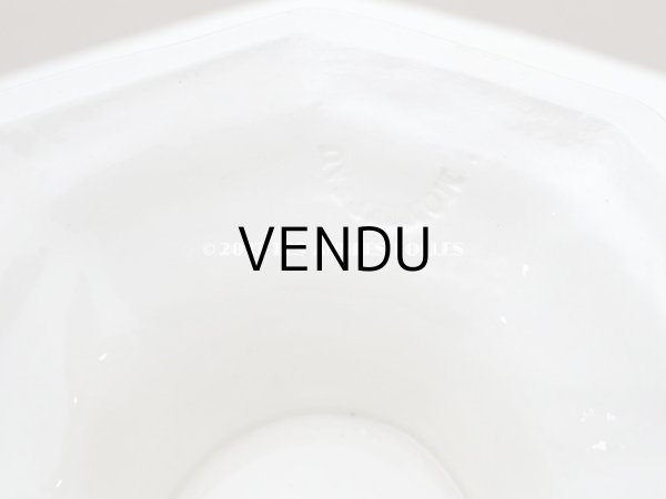 画像9: アンティーク オクトゴナル 小さなコンポティエ クレイユモントロー - CREIL ET MONTEREAU - (9)