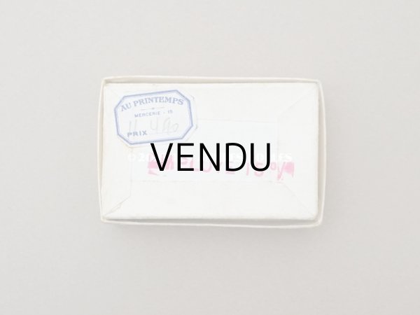 画像3:  アンティーク  箱付き イニシャル モノグラム N3【S】6ピース- IDEAL BRODERIE- (3)