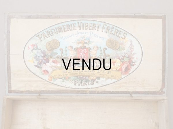 画像5: 19世紀末 アンティーク 天使のパフュームボックス HUILE SAIDA  - PARFUMERIE VIBERT FRERES PARIS - (5)