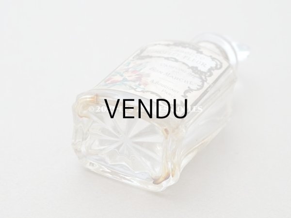 画像6: アンティーク 香水瓶　パウダーピンクのラベル　ESSENCE GIROFLEE FLEUR - AU BON MARCHE - (6)