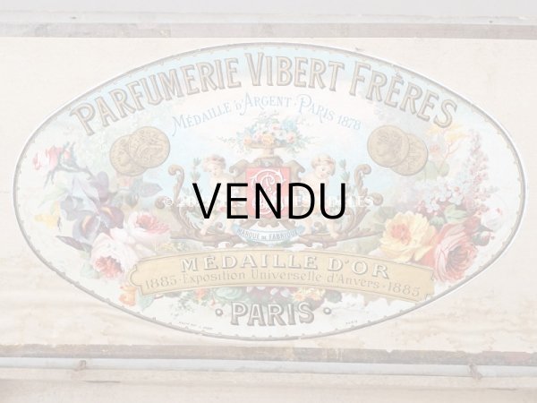 画像6: 19世紀末 アンティーク 天使のパフュームボックス HUILE SAIDA  - PARFUMERIE VIBERT FRERES PARIS - (6)