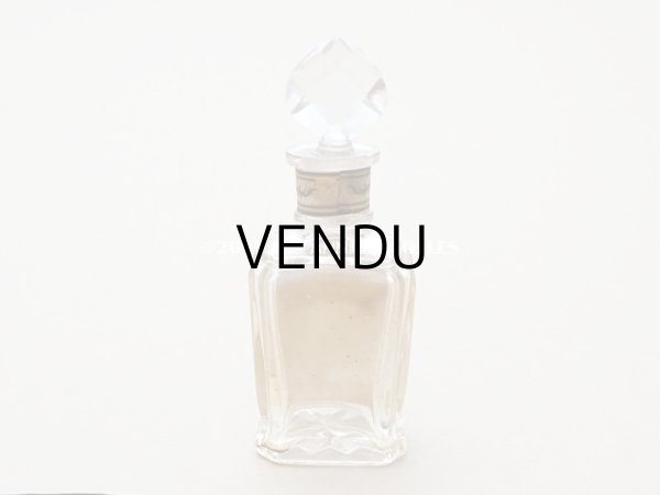 画像3: アンティーク 香水瓶　パウダーピンクのラベル　ESSENCE GIROFLEE FLEUR - AU BON MARCHE - (3)