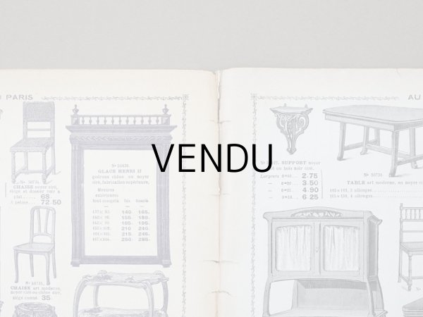 画像4: アンティーク ボンマルシェのカタログ　家具＆寝具＆カーテン AMEUBLEMENT - AU BON MARCHE - (4)