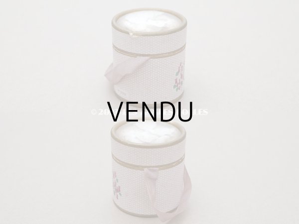 画像4: アンティーク 白菫の布花付き　とても小さな菫のパフュームボックス　＆　ボトル  ESSENCE VIOLETTES DE TOULOUSE - BERDOUES FRANCE - (4)