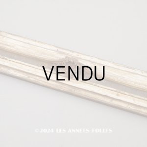 画像: ＊蚤の市＊アンティーク 木製 ミラーフレームのサンプル ロカイユ装飾 55×13.5cm