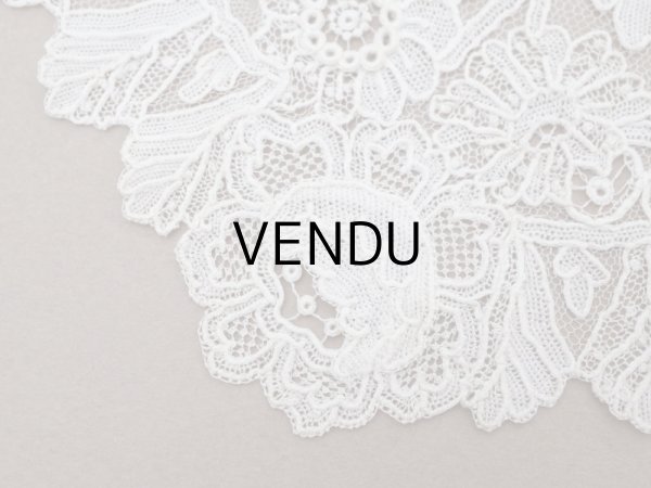 画像5: 19世紀末 アンティーク ポワンドローズの アプリケーション 2点セット『ポワン・ド・ガーズ』『ポワン・ド・ローズ』 (5)