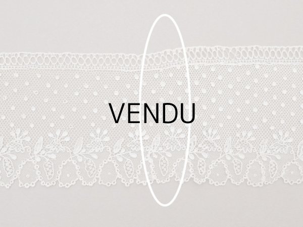 画像6: 19世紀 未使用 アンティーク ニードルレース アランソンレース 2.8m 8〜8.6cm『ポワン・ダランソン（アランソン）』  (6)