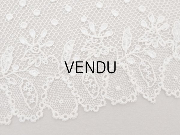 画像3: 19世紀 未使用 アンティーク ニードルレース アランソンレース 2.8m 8〜8.6cm『ポワン・ダランソン（アランソン）』  (3)