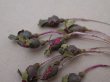 画像7: アンティーク 薔薇の蕾の布花 10ピースのセット (7)
