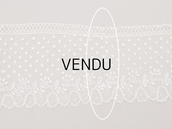 画像7: 19世紀 未使用 アンティーク ニードルレース アランソンレース 2.8m 8〜8.6cm『ポワン・ダランソン（アランソン）』  (7)