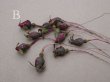 画像3: アンティーク 薔薇の蕾の布花 10ピースのセット (3)